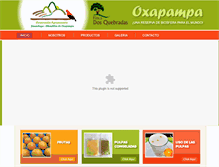 Tablet Screenshot of frozenandfruitperu.com
